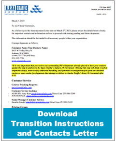 Download Transition Instructions and Contacts Letter